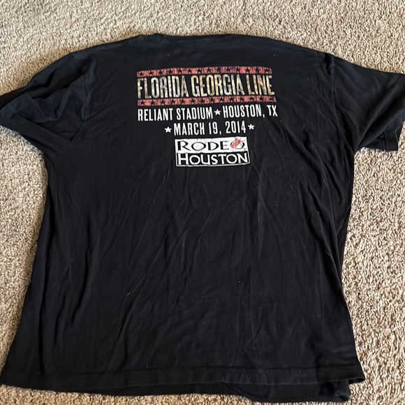 Florida Georgia Line, Houston rodeo 2014 concert T-shirt size large - Picture 4 of 4